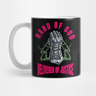 God's Hand Deliverer of Justice Christian Bible Mug